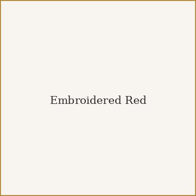 Hand Embroidered Red Shawl with detailed border