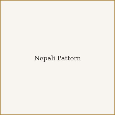 Traditional Nepali Pattern Shawl with woven detail
